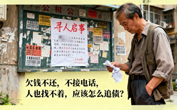 深圳追债公司:欠钱不还,不接电话,人也找不着应该怎么追债