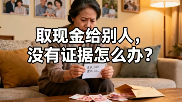 深圳追债公司:取现金给别人没有证据怎么办