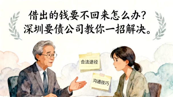 借出去的钱要不回来怎么办:深圳要债公司教你一招解决