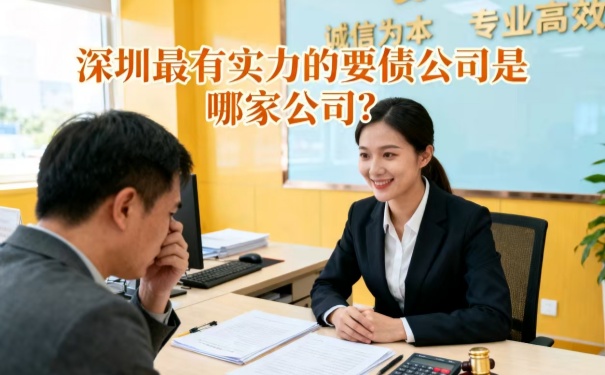 深圳最有实力的要债公司是哪家公司