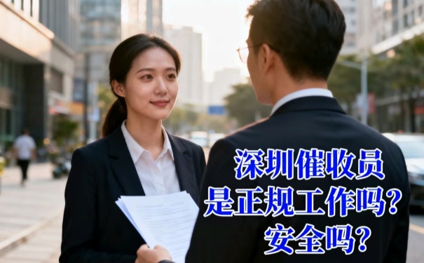 深圳催收员是正规工作吗安全吗