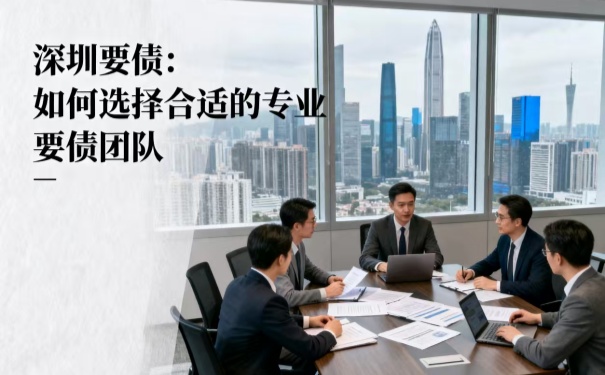 深圳要债:如何选择合适的专业要债团队