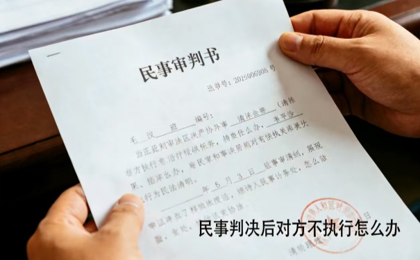 深圳追债公司:民事判决后对方不执行怎么办