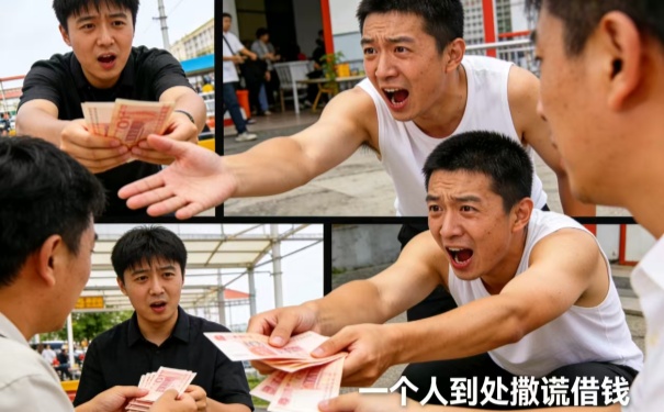 深圳追债：一个人到处撒谎借钱,涉及多人算诈骗吗