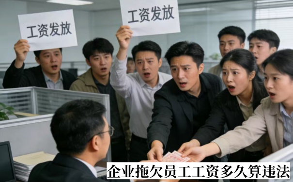 企业拖欠员工工资多久算违法