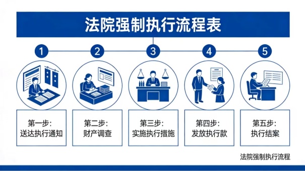 法院强制执行流程是怎样的