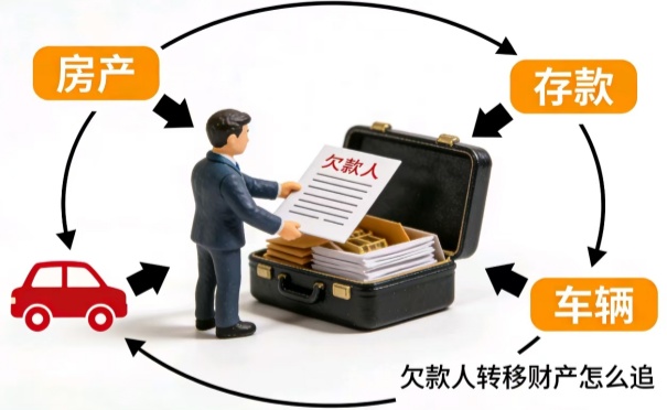 欠款人转移财产怎么追回来